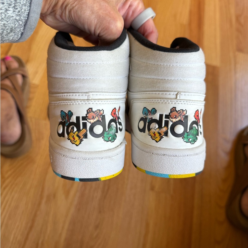 Adidas Kids Sneakers - White with Colorful Details